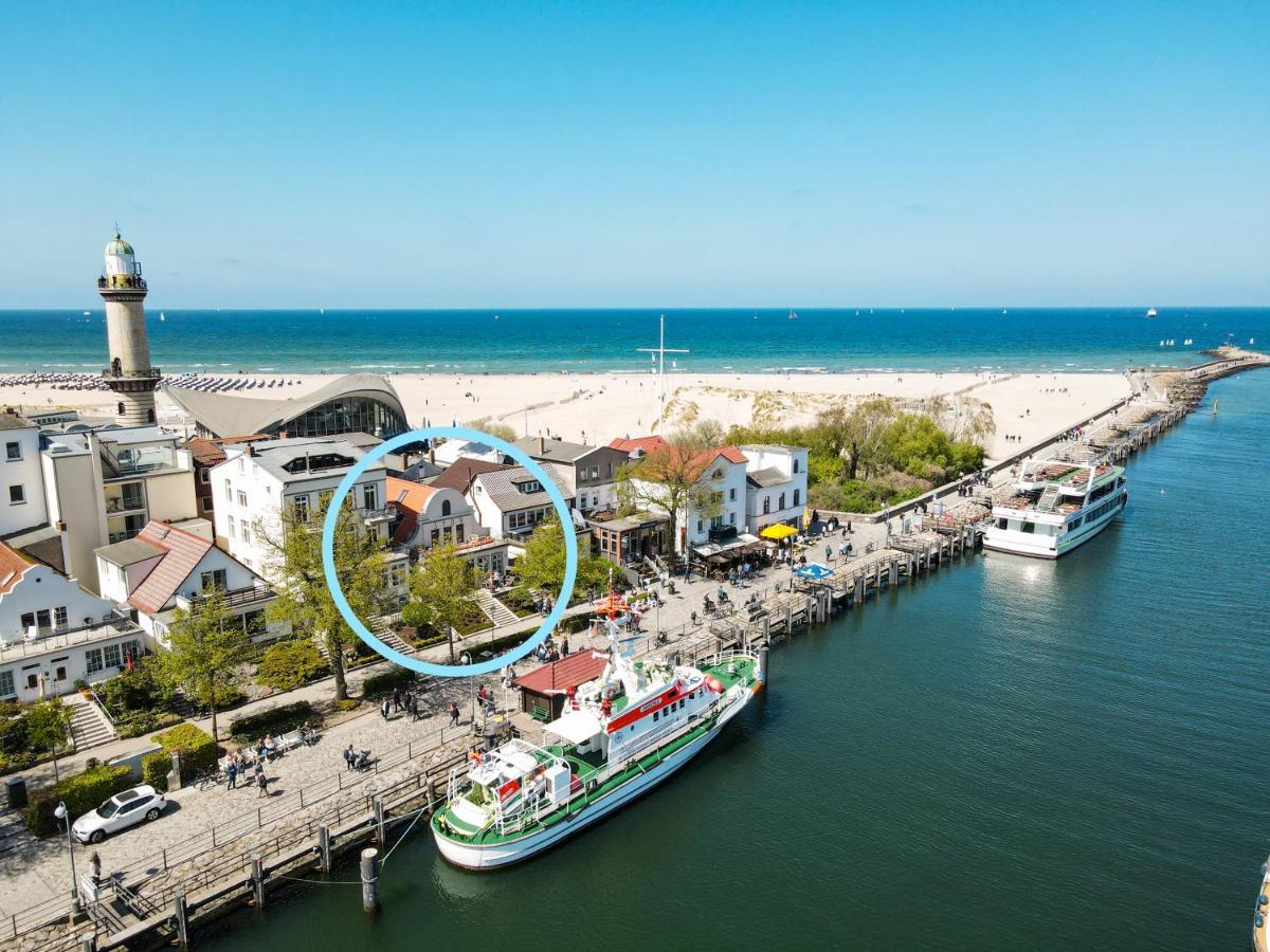 Kapitaenshaus In Wasserlage! Traumapartments Warnemuende Rostock Kültér fotó